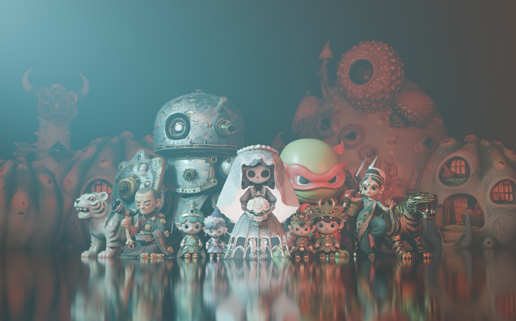 Hunyuan3D-2.1 generated 3D asset examples