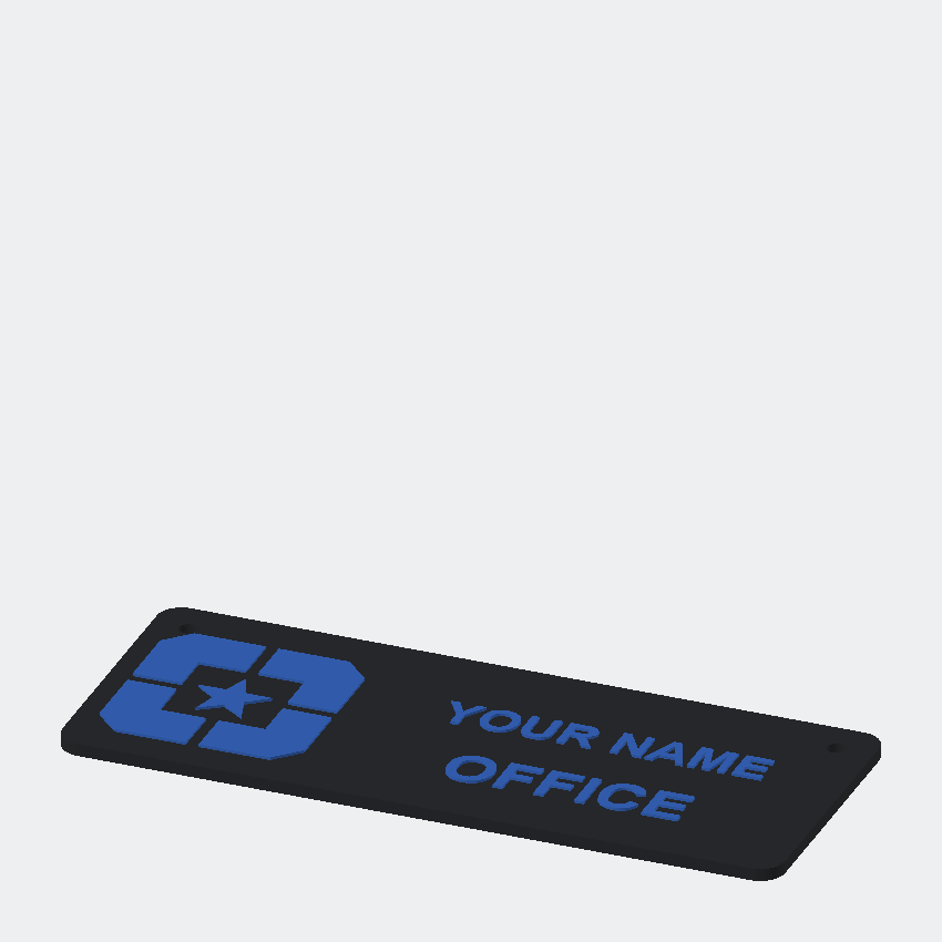 Personalized WarDogs Office Door Sign product rendering
